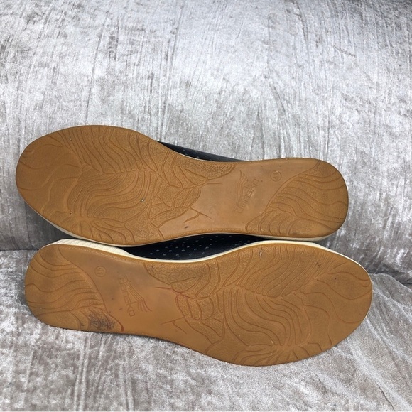 Dansko Shoes Orli Sneakers Lace Up 4711020302 Black Leather Casual Womens 41 EUC - Picture 15 of 16